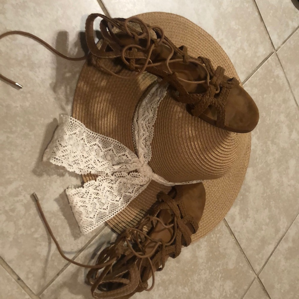 Brown sandals